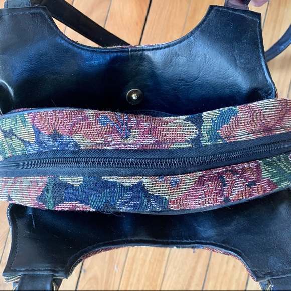 Vintage Woven Floral Purse - Picture 2 of 2